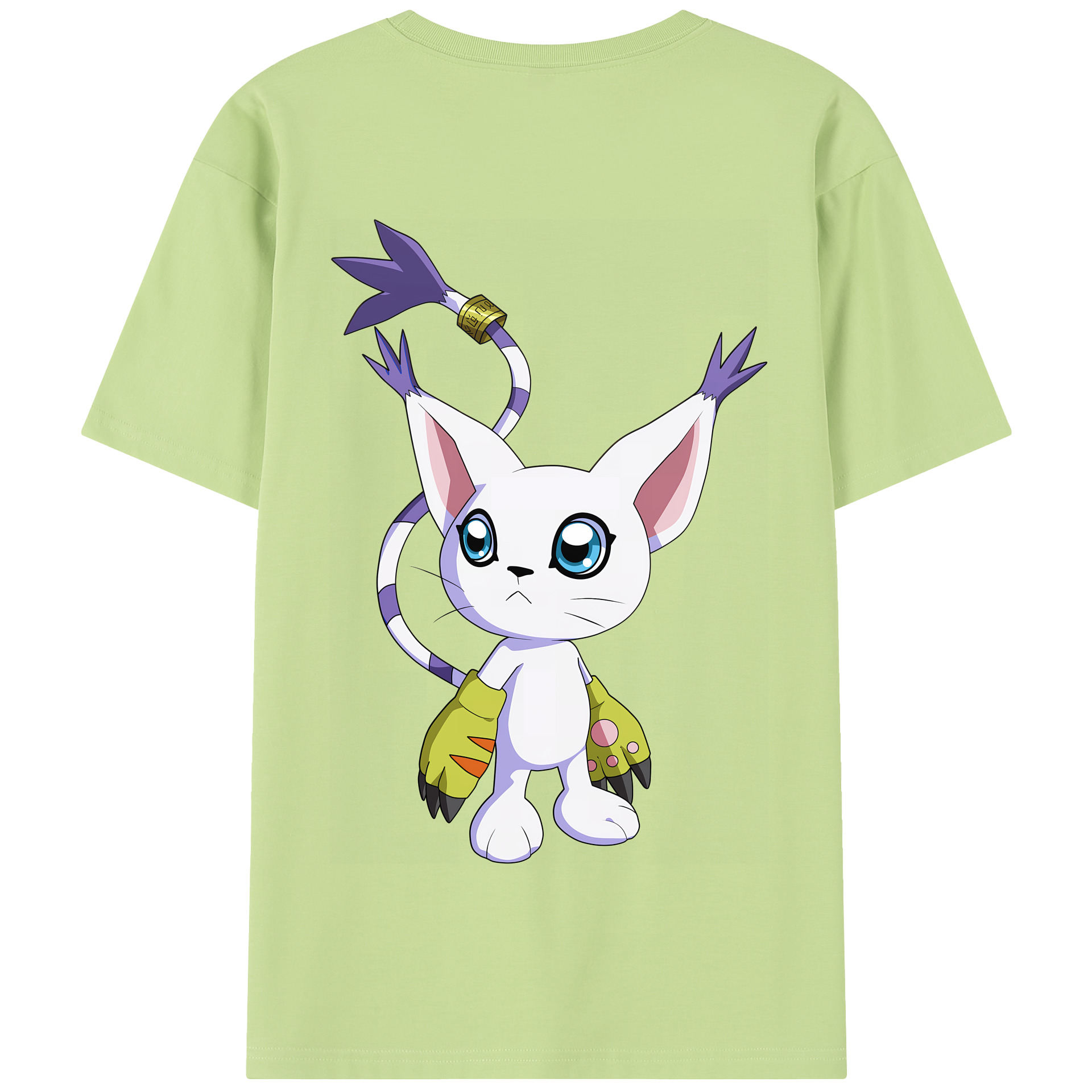 （画像用） Digimon デジタルモンスター/デジモン 綿100％半袖Tシャツ（背面プリント）